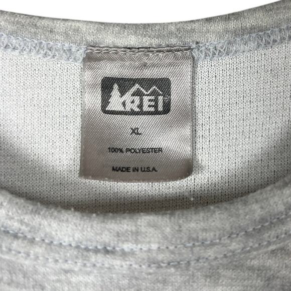 REI Co-Op XL Polyester Gray Long Sleeve Women's Top - Picture 3 of 6
